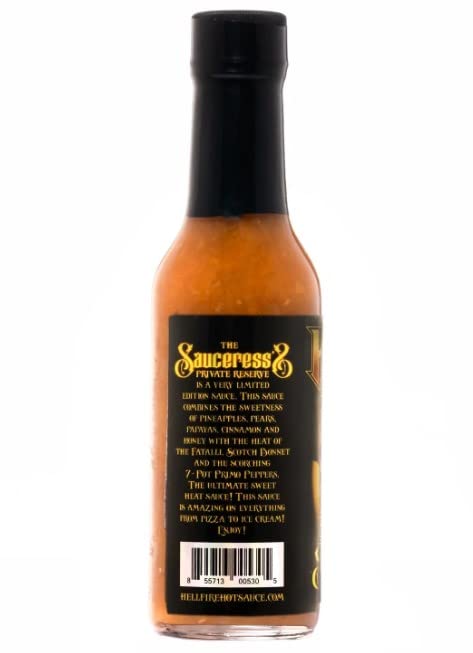 Hellfire Hot Sauce The Sauceress's Private Reserve...