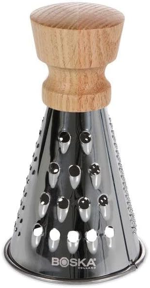 Boska Stainless Steel Table Grater - Best for Cheese, Chocolate, and Vegetables - Multifunctional Rust-Proof Shredder - Manual Handheld Flaker - 1...