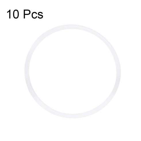 uxcell Silicone O-Rings, 31mm OD 28mm ID 1.5mm Width VMQ Seal Gasket for Compressor Valves Pipe Repair, White, Pack of 10...