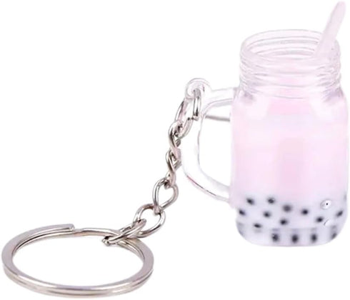 Cute Keychain Boba Keychain For Women/Men and More - Kawaii Accessories Pastel Boba Keychains...