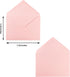 50 Pack A7 Colorful 5x7 Envelopes V Flap Invitation Envelopes for 5x7 Cards, Birthday, Weddings, Graduations, Greeting Cards, Baby Shower 5.24 x 7...