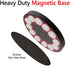 Heavy Duty Magnetic Mount Aluminum Smartphone Holder w/Security Tether for Smartphones *Best for Motorcycle Snow Mobile Forklift Pillar Gym Workou...