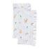 Lulujo Baby Cotton Muslin Security Blankets, Pack of 2, 16 x 16-Inches, Little Fawn...