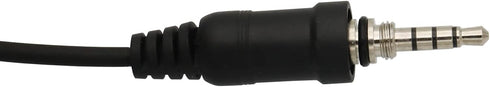 G-Shape Clip Ear Earpiece Headset with PTT Button & Mic is Compatible with Yaesu Vertex VX-6R 7R 6E 7E Icom IC-4300L IC-M25 Standard Horizon HX320...