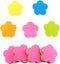 Mini Flower Shaped Sticky Notes Colorful Cute Sticky Notes Fun Self-Stick Memo Pads Set for Office School (4 Pads 400 Sheets)...
