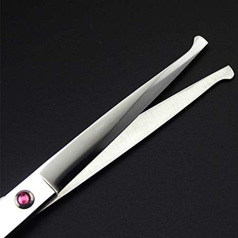 Professional Razor Edge Series - 7.0/8.0" Silver Professional Pet Grooming Cutting Scissors/Shears for Dog Lovers...