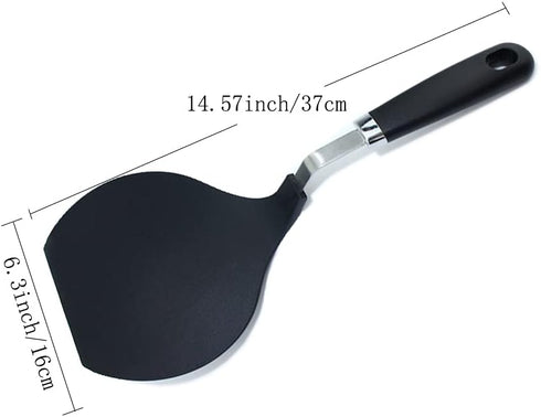 TENTA Kitchen Grip-EZ Premium Chef Series Round Flexible Large Spatula Pancake Spatula,Pancake Flipper,Egg Turner, and Omelet Spatulas-Heat Resist...