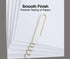 1InTheOffice Jumbo Paper Clips, Gold, Smooth, 2/Pack...