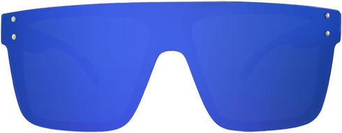 Mostly Sunny - Polarized UV400 Rimless Single Full Lens Square Flat Top Shield Wraparound Oversized Sunglasses Men Women...