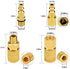 12 Pieces 1/4" NPT Air Coupler & Plug Kit, Air Compressor Hose Fitting Kit, Industrial Type D Quick Connector Set...
