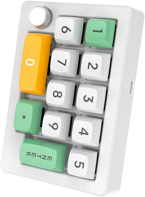 Customized mechanical keyboards, customized knobs, RGB hot swappable macro definitions, wired mechanical gaming keyboards (WHITE)...