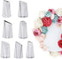 7 Pieces Rose Flower Piping Tips Set, Cake Decorating Tips Icing Piping Nozzles Set Cupcake Decorating Kit...