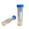 LAMPPE 10 Piece 50ml Plastic Vial Tube with Screw Caps, Graduated Leakproof Aquarium Water Test Tube Replacement Sample Vial Holder Container for ...
