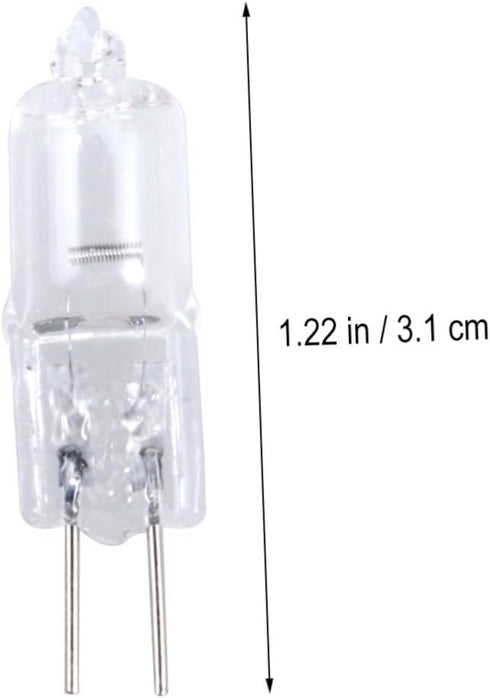 OSALADI 10 Pcs Bulb 10w Landscape Small Light Bulb G4 Led Chandeliers 12 Volt Lights Under Cabinet Light Bulb Type t Bulb Halogen Bulbs T-3 Led Bu...
