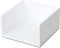 White Sticky Notes Holder, Acrylic PS Notepad Cube Organizer Self-Stick Note Pad Holder Cute 3x3 In Sticky Note Memo Dispenser Personalized Sticky...