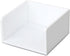 White Sticky Notes Holder, Acrylic PS Notepad Cube Organizer Self-Stick Note Pad Holder Cute 3x3 In Sticky Note Memo Dispenser Personalized Sticky...