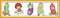 Qeerysew Cross Stitch Kits Stamped Full Range of Embroidery Starter Kits for Beginners DIY- Printed Kits Vegetable Babies(Printed) 11CT23.6x7.5inc...