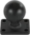 RAM MOUNTS (RAM-202U-152 1.5" X 2" Rectangle Base with 1.5" Ball...