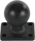 RAM MOUNTS (RAM-202U-152 1.5" X 2" Rectangle Base with 1.5" Ball...