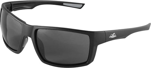 Bullhead Safety Eyewear BH2663AF Sawfish, Matte Black Frame/Temple, Smoke Anti-Fog Lens, Gray Tpr Nose Piece And Temple Ends...