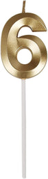 Bailym 60th Birthday Candles,Gold Number 60 Cake Topper for Birthday Decorations Party Decoration...