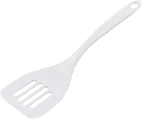 Chef Craft Basic Melamine Slotted Turner/Spatula, 11.25 inch, White...