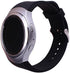 1PC Large Watch Band/Strap for Samsung Gear S2 Smartwatch Band Replacement Accessories with Metal Clasps Watch Strap/Wristband Silicone (Black)...