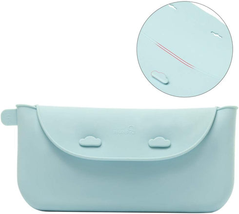 NUOBESTY Cutlery Storage Bag Silicone Pouch Mini Silicone Holder Silicone Bag Mini Bag Organizer Bag Silicone Storage Bags...