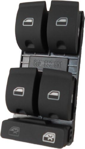 SWITCHDOCTOR Window Master Switch for 2002-2008 Audi A4, 2005-2008 Audi S4, 2006-2008 Audi RS4...
