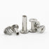 110 Sets 6 Sizes Chicago Screws Assorted Kit Flat Head Stud Screws Metal Leather Rivets Leather Craft Screw Studs Screw Rivets for DIY Craft...