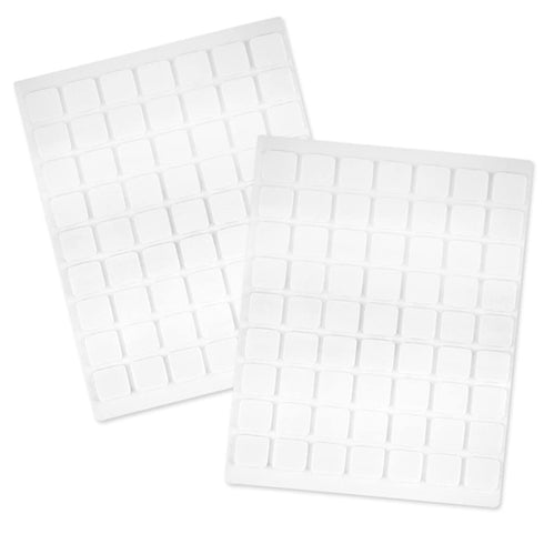 Scrapbook Adhesives By 3L, Regular Pre-Cut 3D Foam Squares, White, 1/2-Inch x 1/2-Inch, 126 Count (Pack of 10) (01610-MP)...
