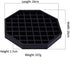 Octagon Coffee Drip Tray by Hard Black Plastic for Coffee Countertop | Drip Tray for Drink Dispenser (6" - 1 Pcs)...