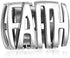 Faith Charms 925 Sterling Silver Beads fits Pandora Charms Bracelets Necklace...