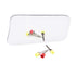 Angzhili 5Pcs/Set Intraoral Mirrors Dental Photography Mirrors Dental Reflector Mirror Glass Occlusal Mirror,Two-sided Orthodontic Mirror Dental T...