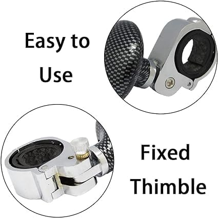 Easy Install Car Steering Wheel Spinner Knob Secure Grip & Smooth Turn Power Handle Ball for All Vehicles & Comfort for Safe Driving...