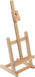 KINGART 16" Mini Tabletop Wooden H-Frame Studio Easel - Artists Adjustable Beechwood Painting and Display Easel, Holds Up to 12" Canvas - Portable...