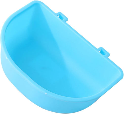 POPETPOP Hanging Pet Bowl Dog Crate Bowl Plastic Kennel Bowls Non Spill Food Water Bowls for Cages Bunny Feeder Hanging Coop Cup for Dogs Cat Bird...