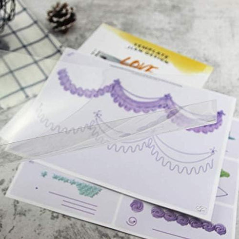 23 Sheets/Set Cake Decorating Practice Board Cream decorating drawings...