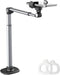 Overhead Phone Mount, Phone Stand for Video Recording, with Adhesive Backing on Base, Extendable Arm iPhone Holder Height Adjustable, 360 Degrees ...