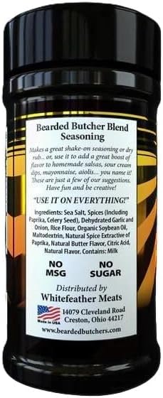 Bearded Butcher Blend Butter Seasoning Blend, 6 oz - Silky Smooth Butter Seasoning, Perfect for Chicken, Steak, Corn On The Cob, and More - Delici...