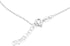 Sterling Silver Jewelry - Rhodium Plated 925 Stamp - Interlinked Open Couple Heart Anklet - Jewelry Stylish Beautifully Designed for Women - 9" Lo...