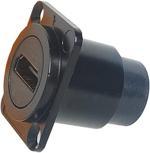 HDMI D Panel Mount Connector Extender Socket Series D-Type HDMI Coupler Female to Female Adapter Converter Pass Through 3D&4K Connector with Screw...