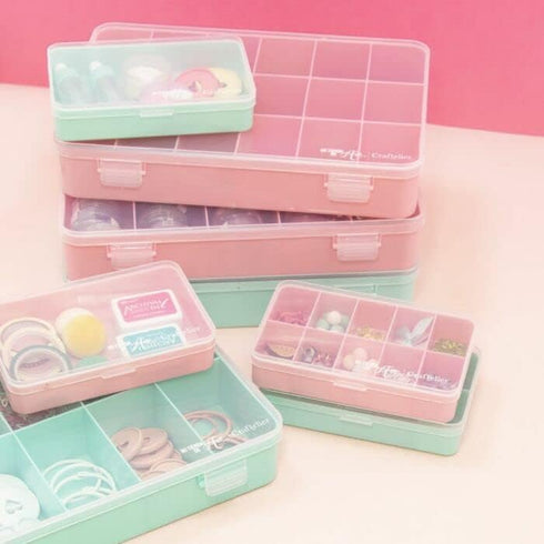 Craftelier - Mini Organizing Box with 1 Compartment for Scrapbooking and Craft Materials | Dimensions 14.6 x 9.1 x 3.2 cm (5.75“ x 3.6” x 1.25") -...