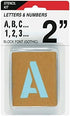 Creative Start® Reusable Stencil, Letters, Numbers and Characters, 2", Gothic (098163)...