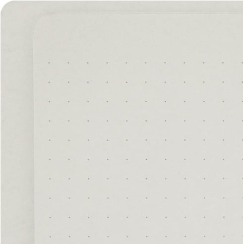 Midori 15330006 Notebook, Ring Notebook, Color, Dot Square, Gray, A5...