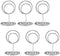 20pcs Mini Place Card Holders, Cute Table Number Holders, Classy Table Card Holder Table Picture Stands, Elegant Wire Photo Holder Menu Memo Clips...