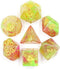 HD Polyhedral Dice Sets D&D Dice for Dungeon and Dragons RPG Role Playing Games MTG Pathfinder Table Top Games 7 Dice Set Lush Sunrise...