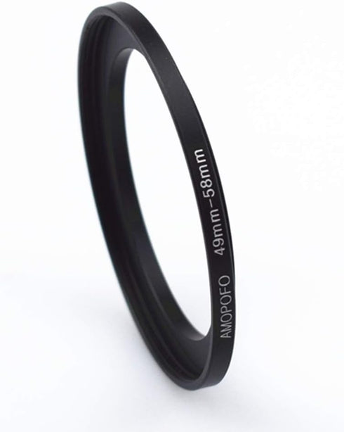 Universal 49-58mm /49mm to 58mm Step Up Ring Filter Adapter for UV,ND,CPL,Metal Step Up Ring Adapter...
