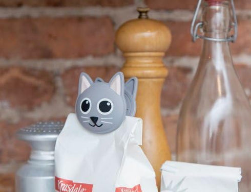 Kikkerland Cat Talking Bag Clip...