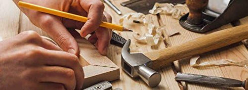 Wolfcraft 2960405 1/4 in (6 mm) x 1 1/8 in (29 mm) Fluted Beechwood Dowel Pin, 36-Pack...